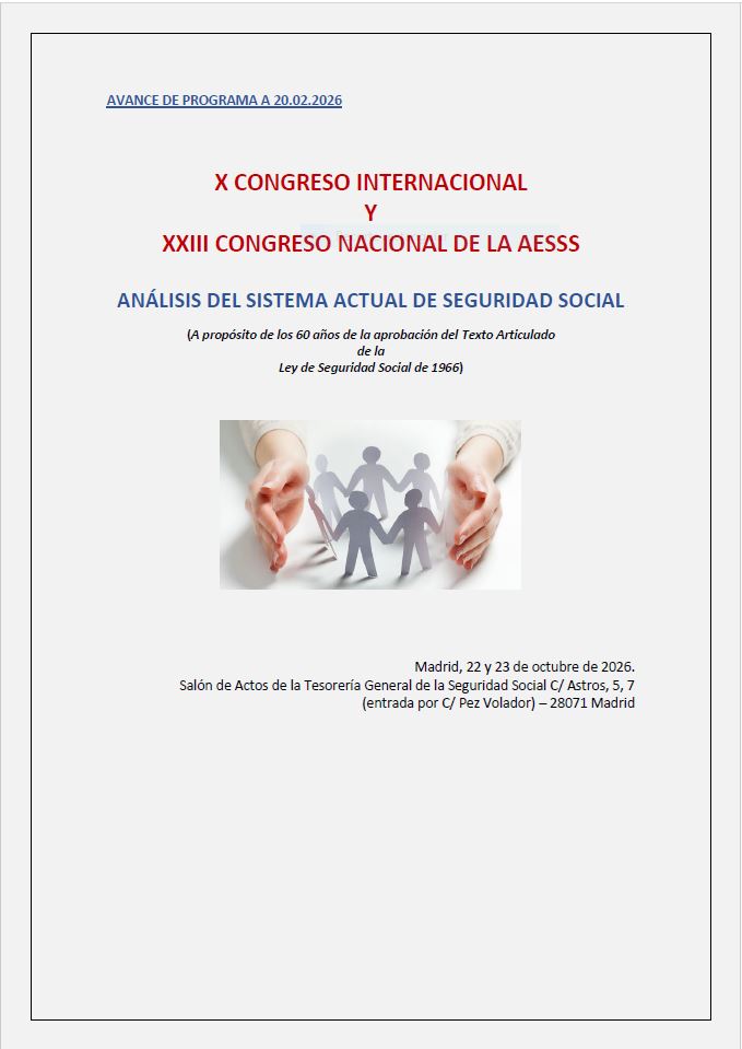 portada AESSS congreso 2026